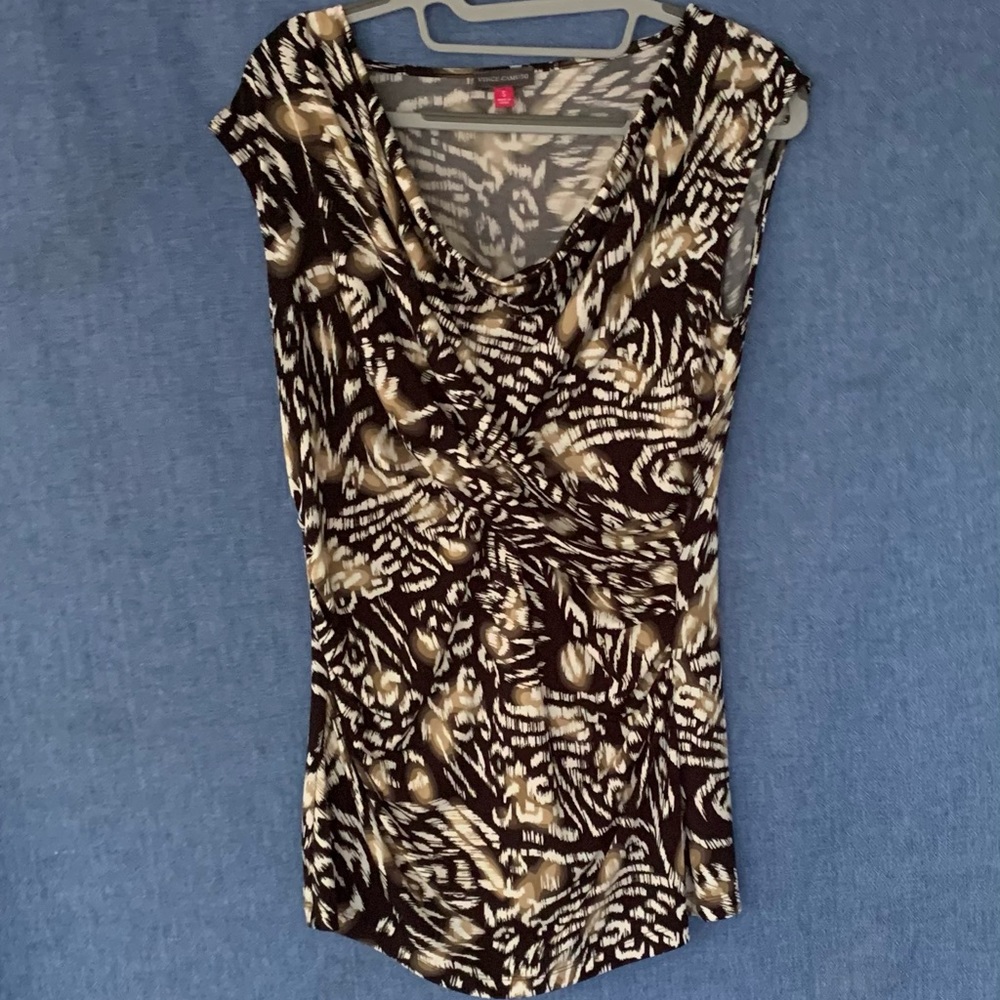 Vince Camuto sleeveless cowl neck top